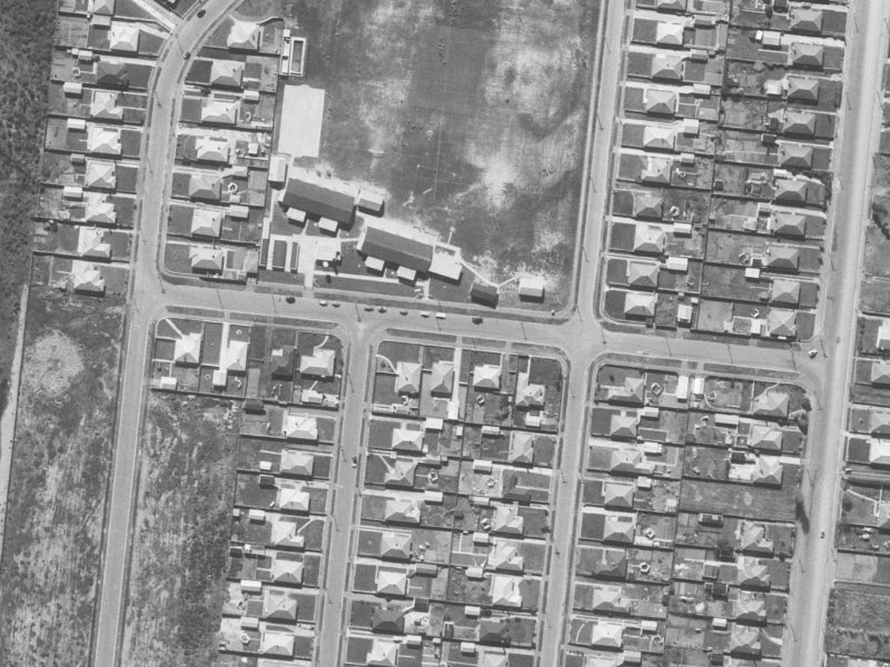 12 Sandy Avenue from the air, 1960-1964