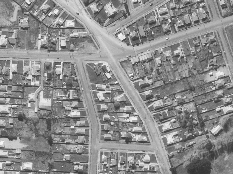 152E Keyes Road from the air, 1960-1964