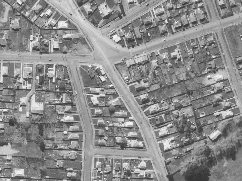 161-163 Keyes Road from the air, 1960-1964