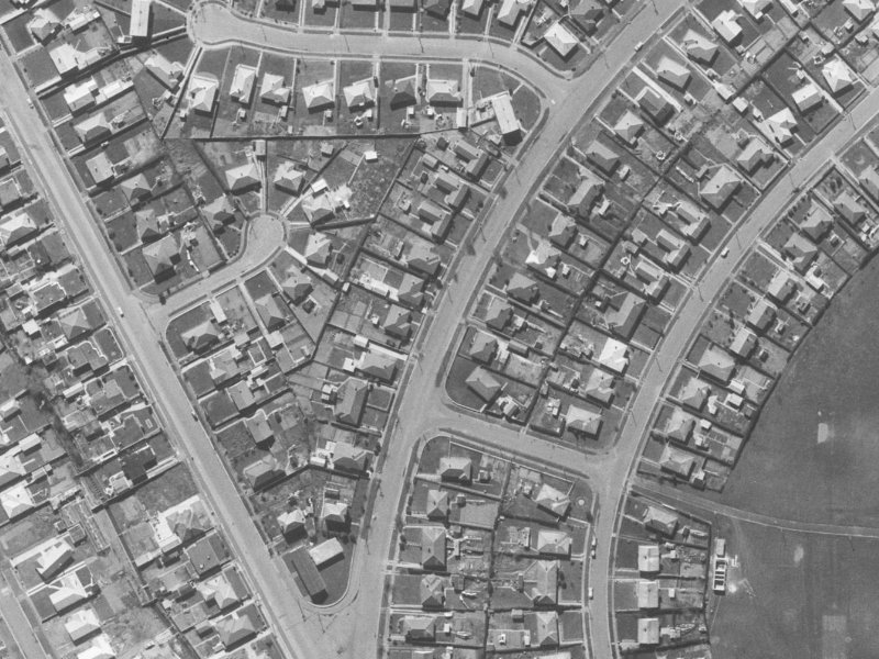 27 Akaroa Street from the air, 1960-1964