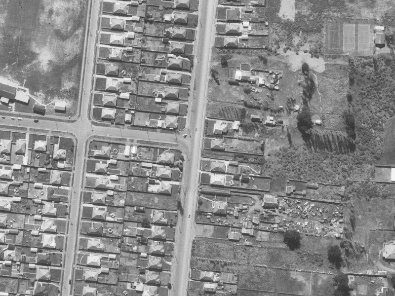 150 Bower Avenue from the air, 1960-1964