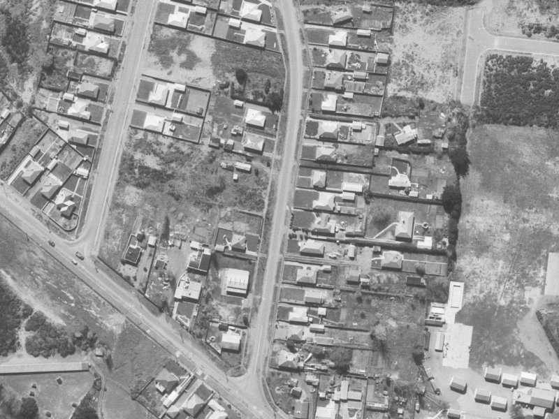 15 Burwood Road from the air, 1960-1964