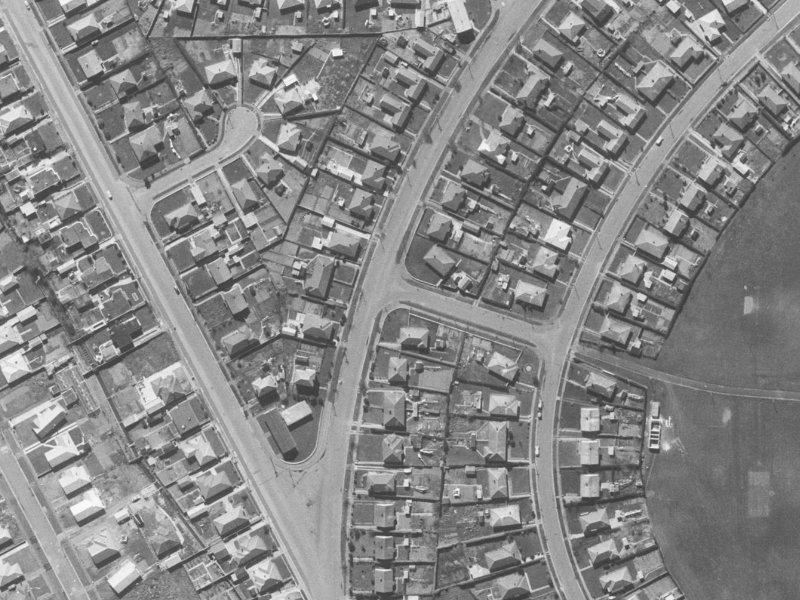 Dawe Street from the air, 1960-1964