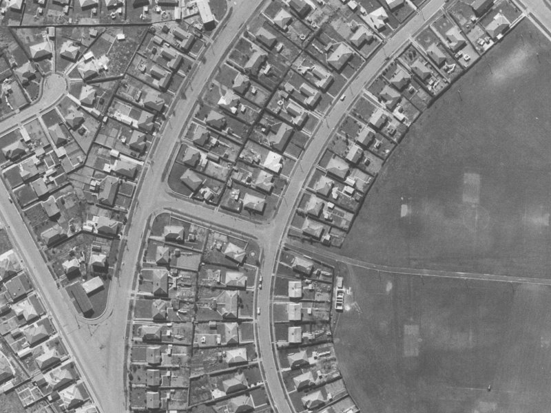 33 Skipton Street from the air, 1960-1964