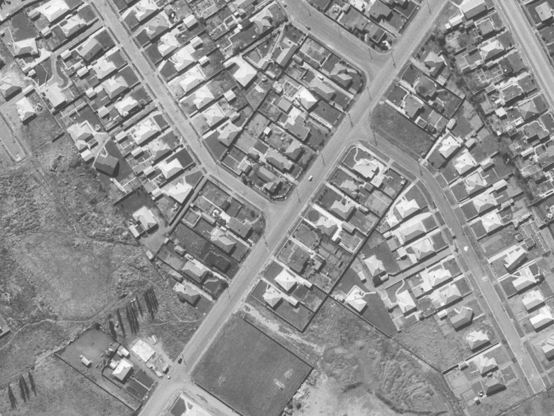 295 Westminster Street from the air, 1960-1964