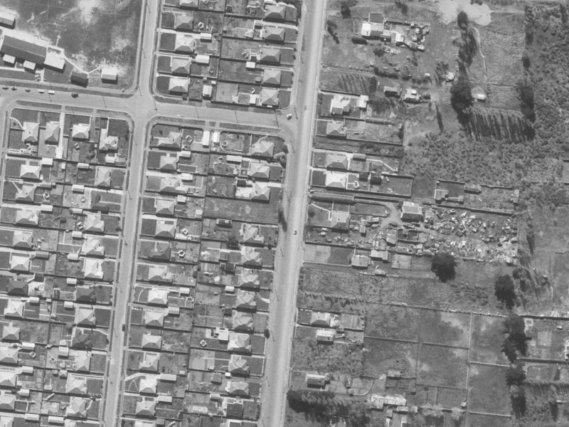 127 Bower Avenue from the air, 1960-1964