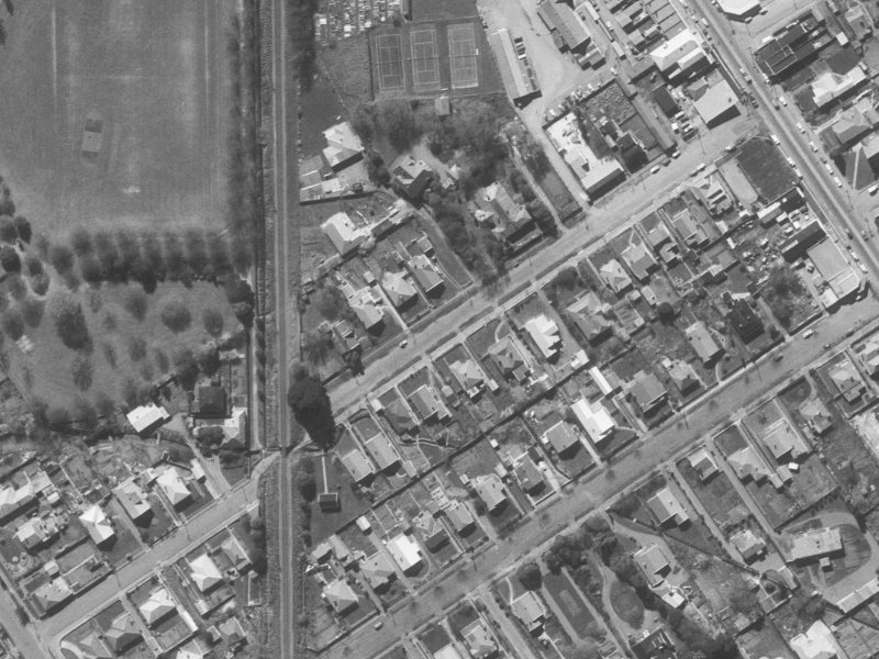 38A Bellvue Avenue from the air, 1960-1964