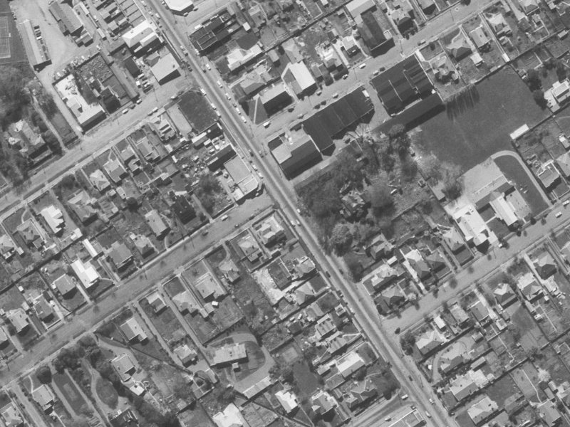 469 Papanui Road from the air, 1960-1964