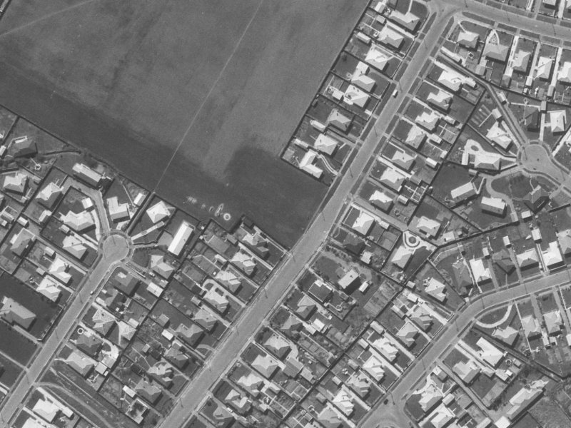 43–49 Jennifer Street from the air, 1960-1964