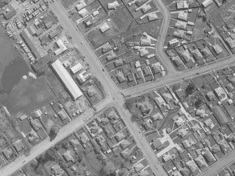 286 Cranford Street from the air, 1960-1964
