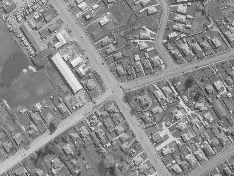 104 McFaddens Road from the air, 1960-1964