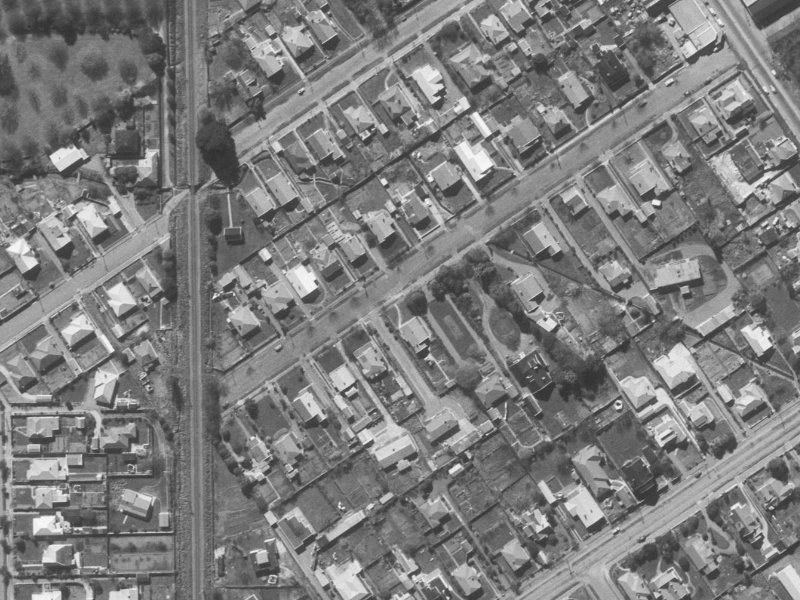22 Blair Avenue from the air, 1960-1964
