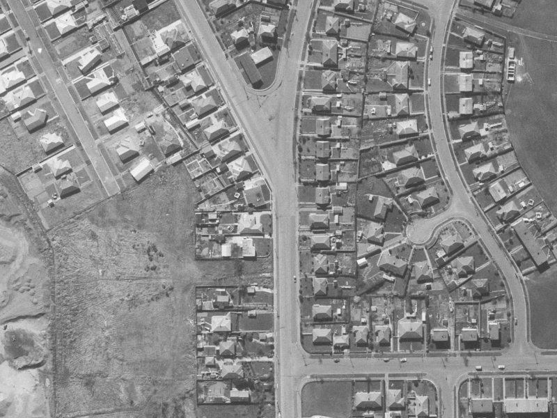 307 Hills Road from the air, 1960-1964