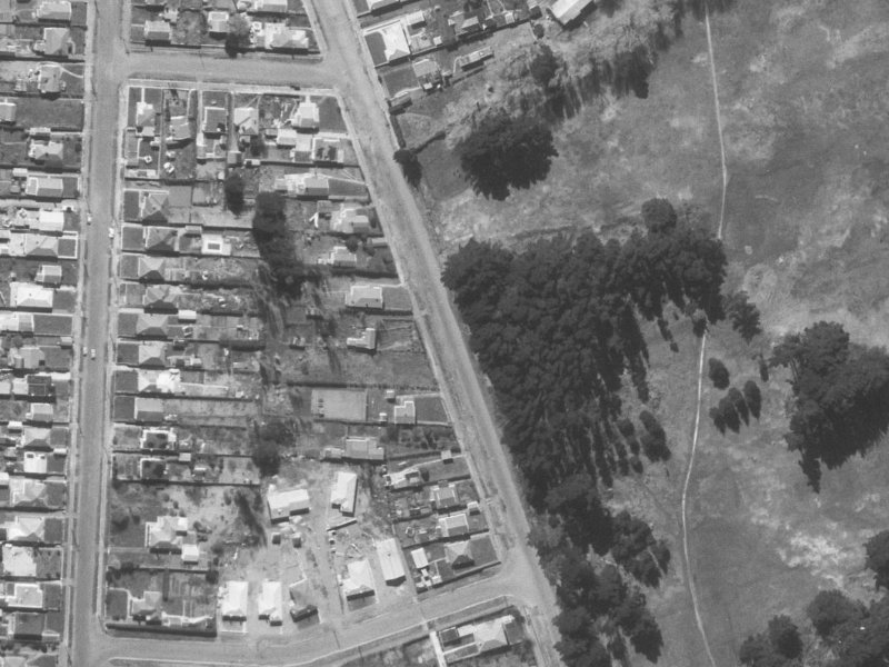 212 Keyes Road from the air, 1960-1964