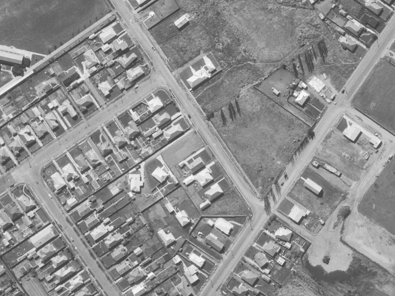 11 Mahars Road from the air, 1960-1964