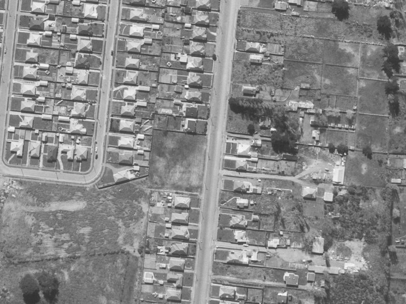 93 Bower Avenue from the air, 1960-1964