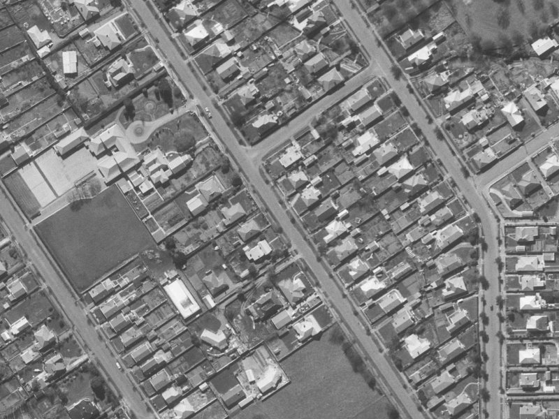 Windermere Road from the air, 1960-1964