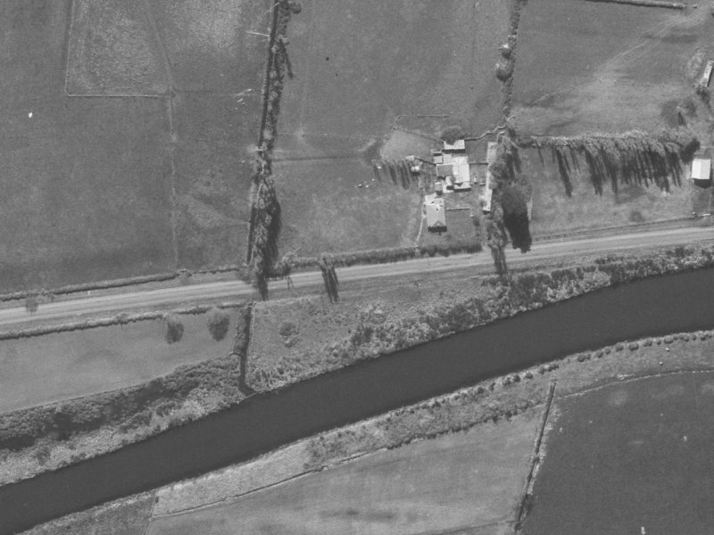 385–393 New Brighton Road from the air, 1960-1964