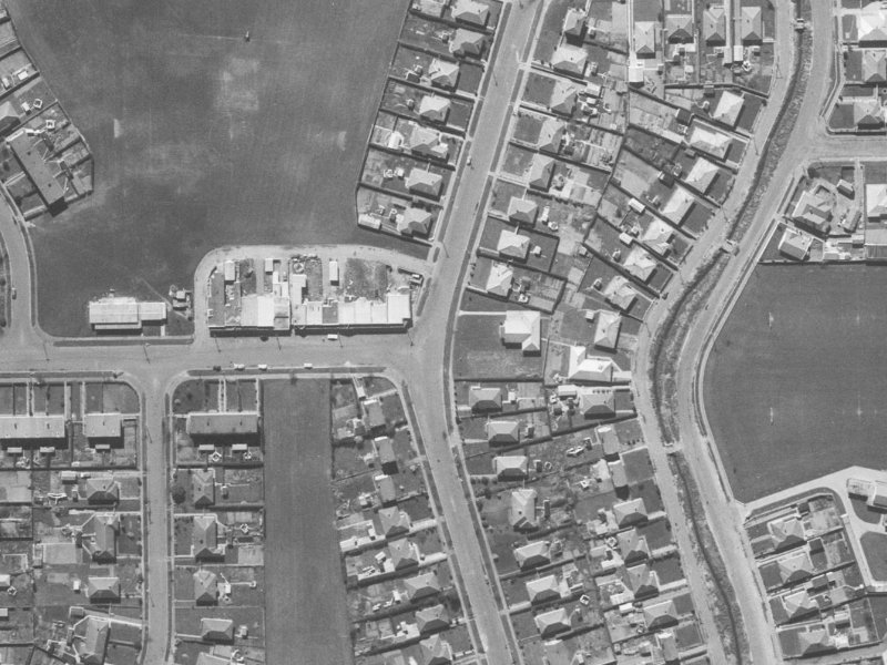108 Emmett Street from the air, 1960-1964