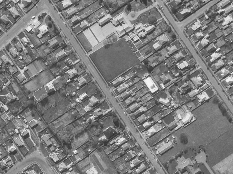 64 Condell Avenue from the air, 1960-1964