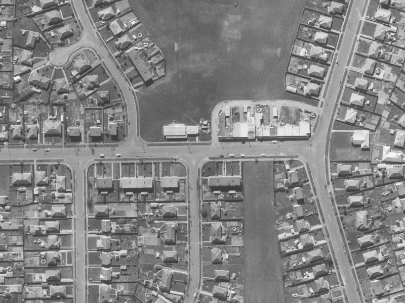 100 Riselaw Street from the air, 1960-1964