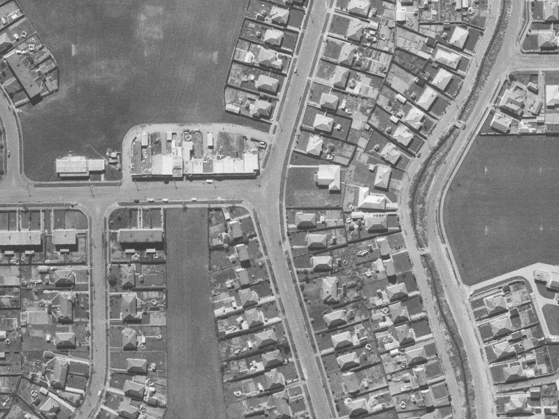 104 Emmett Street from the air, 1960-1964
