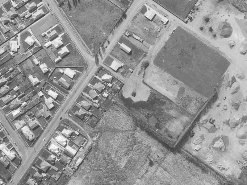262 Westminster Street from the air, 1960-1964