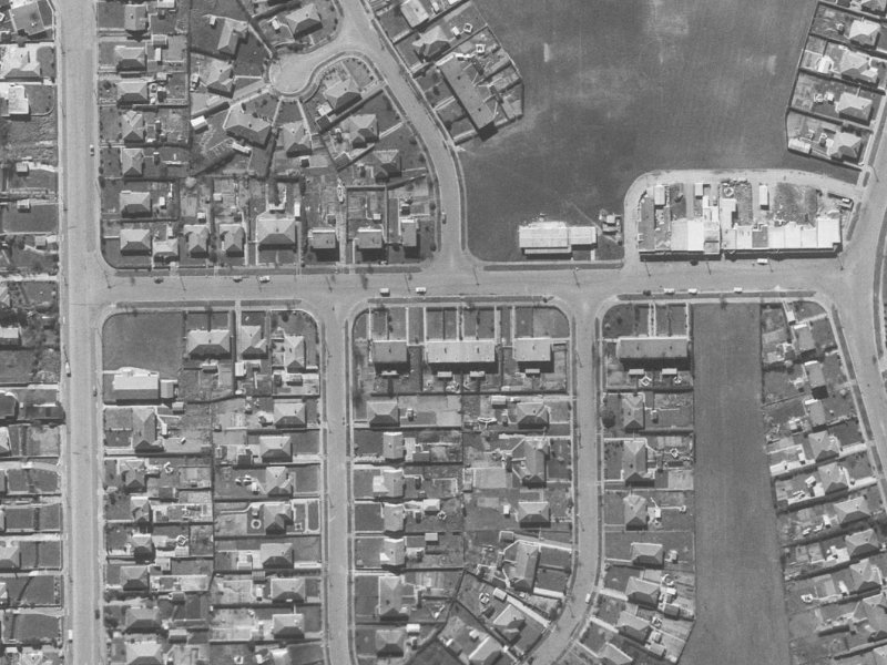 18 Acheson Avenue from the air, 1960-1964