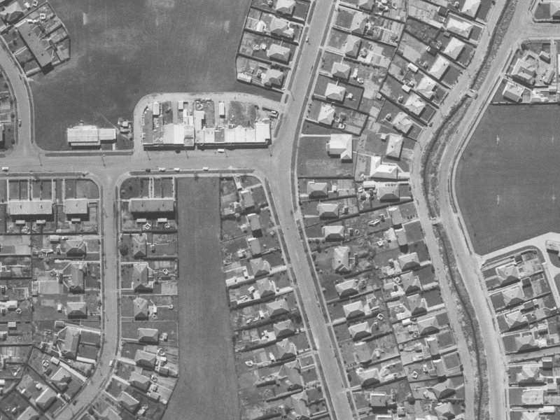 101 Emmett Street from the air, 1960-1964