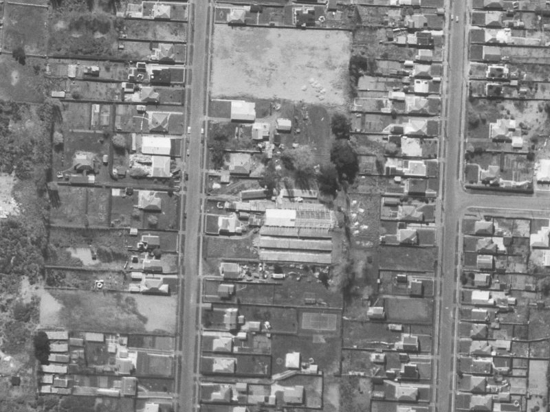 1-4 Lindis Lane from the air, 1960-1964