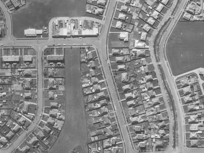 97 Emmett Street from the air, 1960-1964