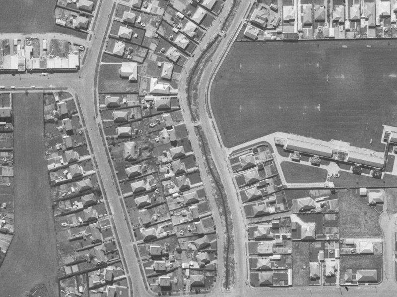 83 Quinns Road from the air, 1960-1964