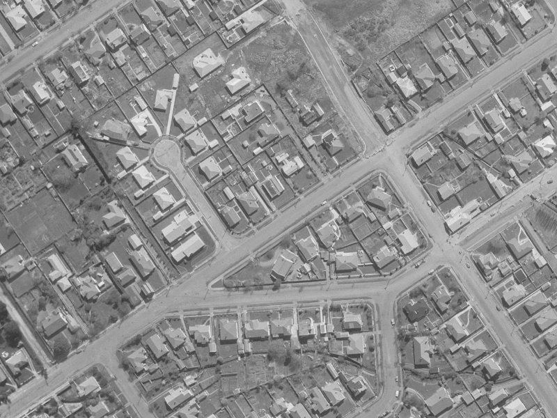 133 Mays Road from the air, 1960-1964