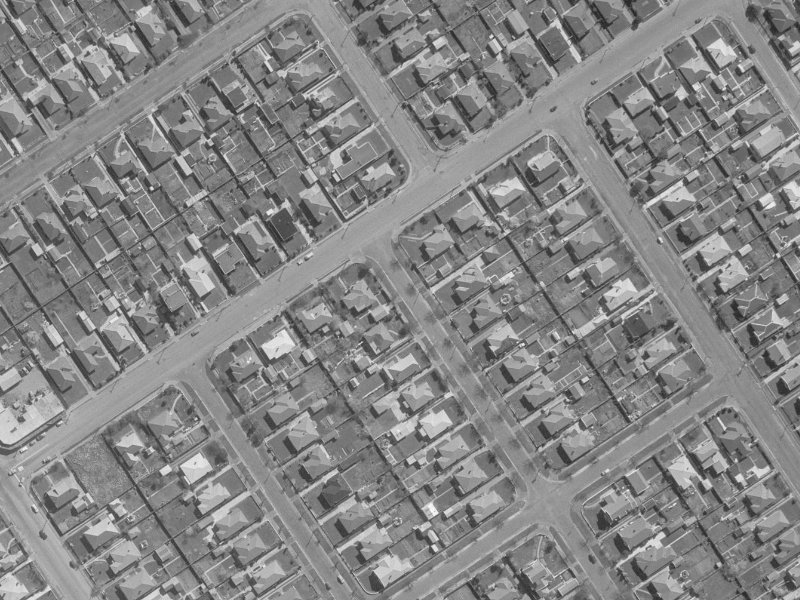 81 Severn Street from the air, 1960-1964