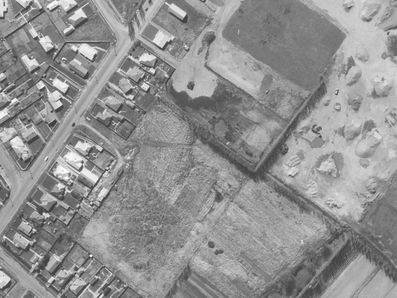 252 Westminster Street from the air, 1960-1964