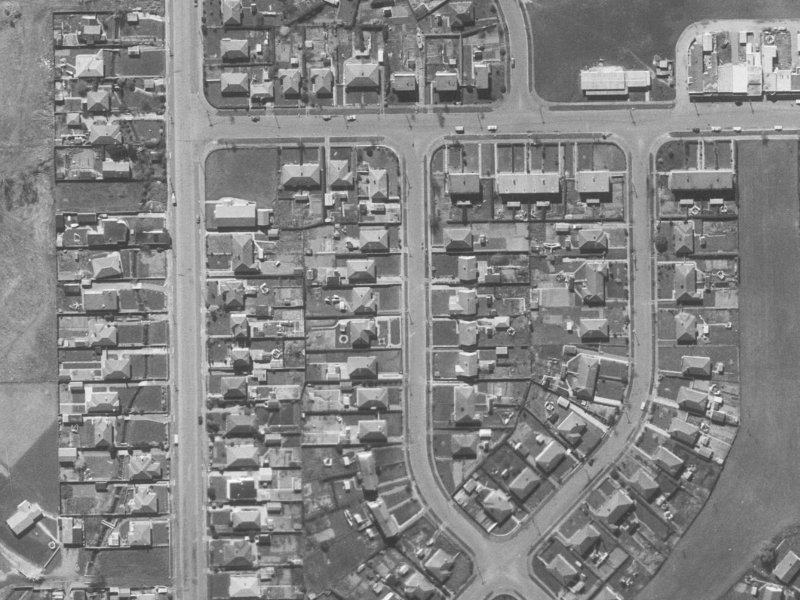 39 Jebson Street from the air, 1960-1964