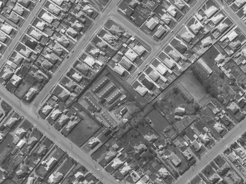 8 Hudson Street from the air, 1960-1964