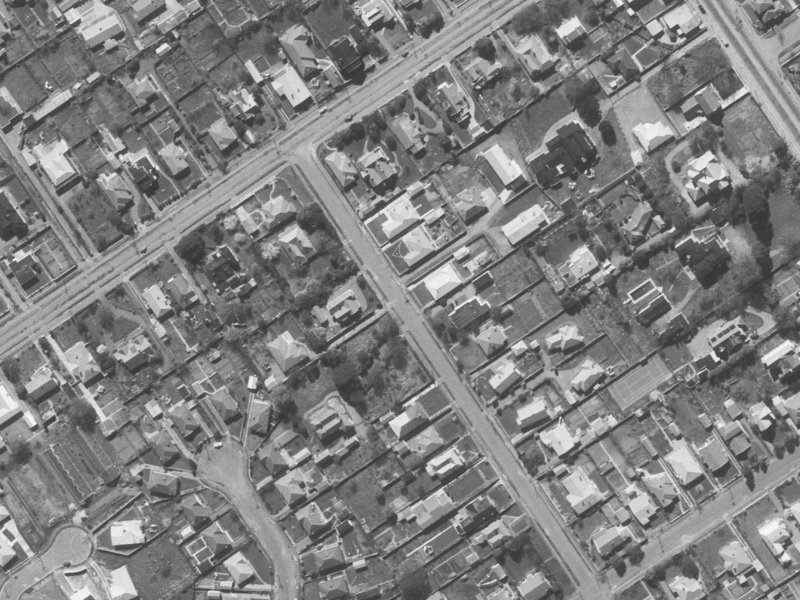 126 Watford Street from the air, 1960-1964