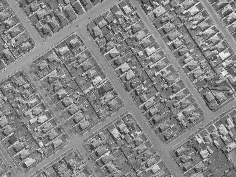 67 Thames Street from the air, 1960-1964