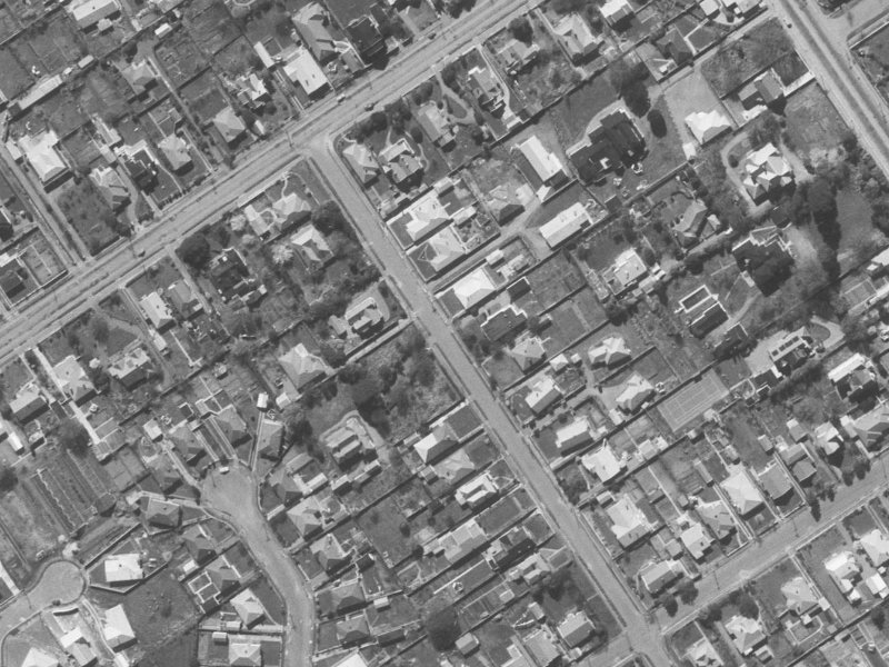 118B Watford Street from the air, 1960-1964