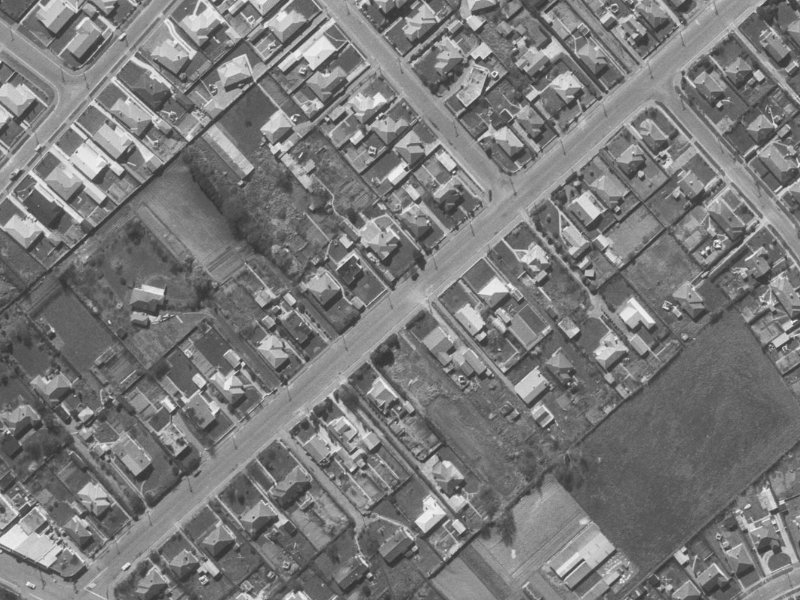 56 Aorangi Road from the air, 1960-1964