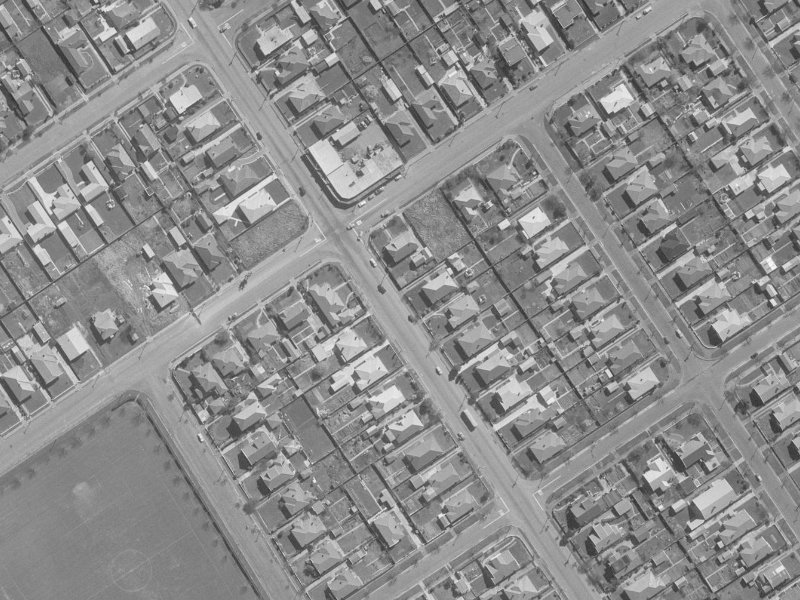 239-241 Cranford Street from the air, 1960-1964