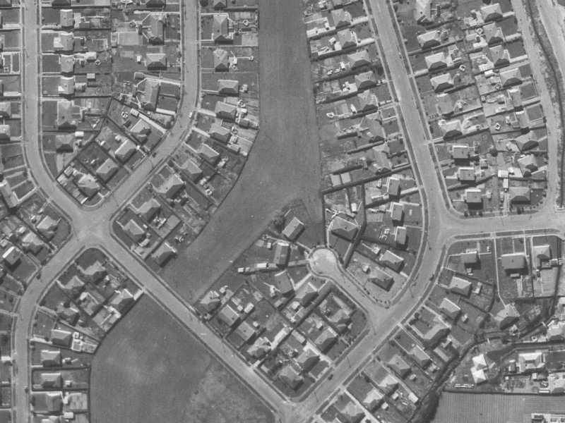 Lusk Place from the air, 1960-1964
