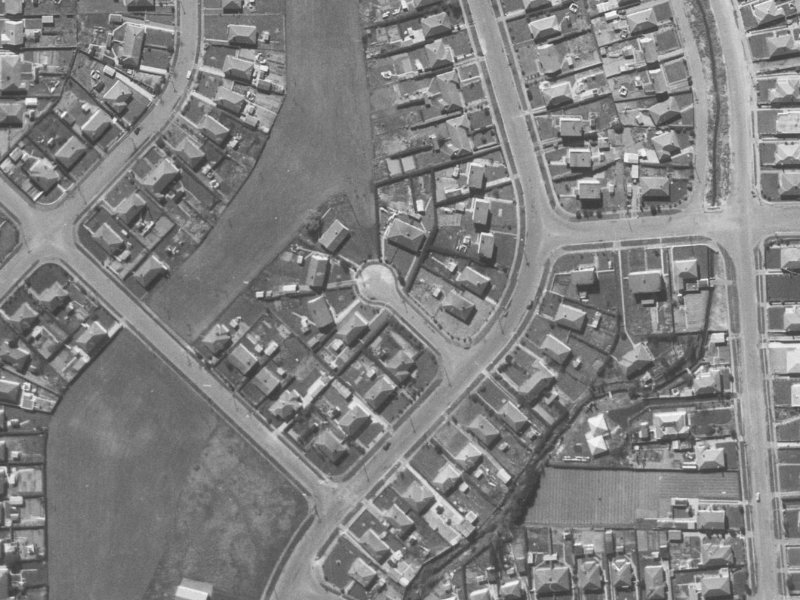 Lusk Place from the air, 1960-1964