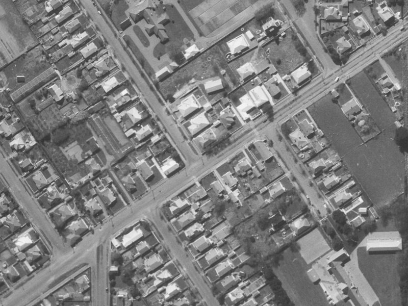Condell Avenue from the air, 1960-1964