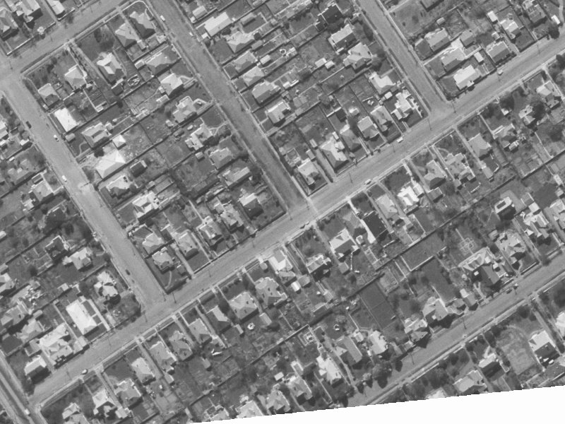 37 Mays Road from the air, 1960-1964