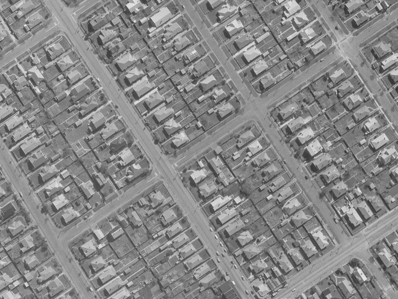 Dee Street from the air, 1960-1964