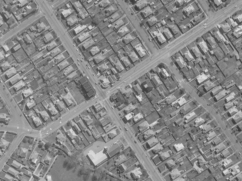 106 Westminster Street from the air, 1960-1964