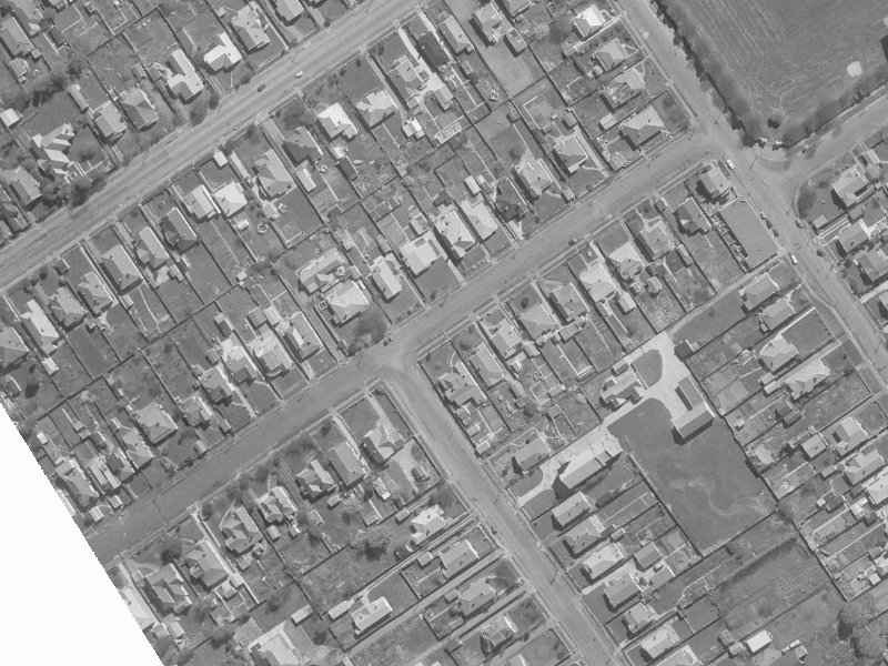 Hawkesbury Avenue from the air, 1960-1964