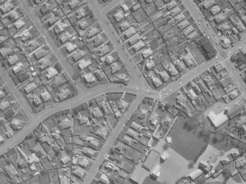 58-60 Westminster Street from the air, 1960-1964